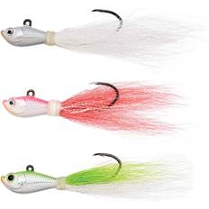 Eagle Claw Pro-V Bend Mutli-Color Bucktail Saltwater Jig Kit