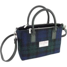 Women's Harris Tweed Small Tote Bag Brora Black Watch