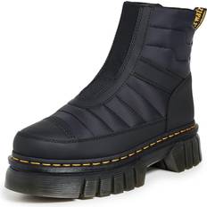 Dr. Martens Audrick Rubberised Leather Quilted Platform - Black