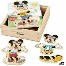 Disney Puslespil Disney Puzzle Di Legno Per Bambini 2 Anni (12 Unità