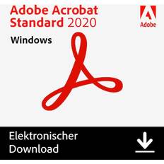 Software per Ufficio Adobe Acrobat Standard 2020 Windows Vollversion ESD inkl. Zweitnutzungsrecht* 1 PC (ML)