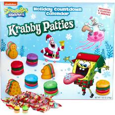 Calendriers de l'Avent Frankford Calendrier De L'Avent SpongeBob SquarePants 24 Jours De Friandises Krabby Patty Compte 7,62 Onces