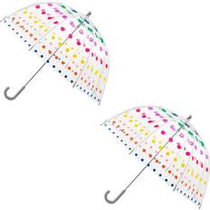 Umbrellas Tlily 2X Kid's Clear Bubble Umbrella Men's and Women's Children's Umbrellas Transparent Long Handle Fashion Umbrella