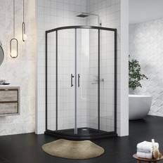 Bathroom Accessories Allure Mocha Curved Bath