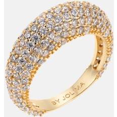 BY JOLIMA Rock Crystal Ring Gold 17