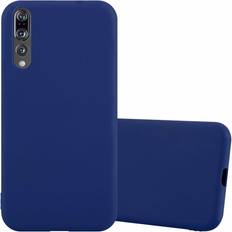 Cadorabo CANDY DUNKEL BLAU, Honor P20 PLUS P20 PRO Case for Huawei P20 PRO P20 PLUS Cover Protection TPU Silicone Gel Back case Blue