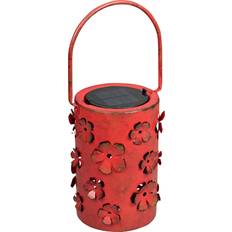 Red Garden Decorations Luxform Global Red Garden Solar Daisy Flower Lantern