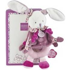 Doudou Et Compagnie Cerise the Rabbit 19cm Pink Rattle ONE SIZE