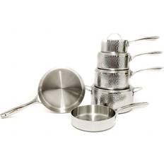 Berghoff Cookware Sets Berghoff Hammered 10Pc Tri-Ply Cookware Set