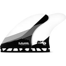 Weiß SUP-Zubehör Futures Fins Thruster DHD Honeycomb Finne Set weiss