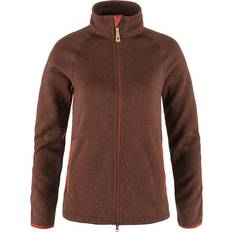 Fjällräven Övik Fleece Zip Sweater Women Autumn Leaf