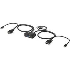 KVM Switches StarTech 2 Port USB VGA Cable KVM Switch