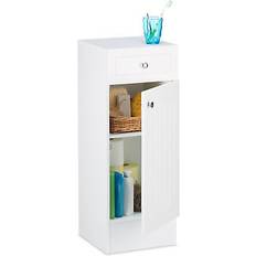 Bathroom Standing Cabinet Cupboard with Drawer 80 x 30.5 x 30.5 cm