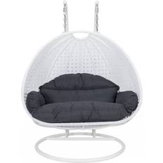 Patio Furniture Leisuremod Outdoor 2 Person Double Egg Swing