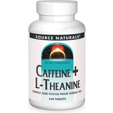 Source Naturals Caffeine + L-Theanine, Energy Focus Support from Green Tea* 240