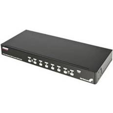 KVM Switches EZGeneration 8 Port StarView USB Console KVM switch with OSD Black