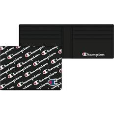 Champion mens Graphic Wallet, Black/Scarlet Logo, One