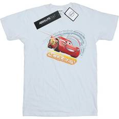Bilar Barnkläder Cars Lightning McQueen Cotton T-Shirt White 12-13