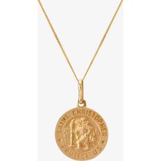 9ct Gold St Christopher Medallion 1-61-7719