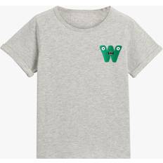 Kids' Organic Cotton Monster Embroidered T-Shirt