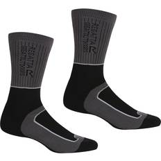 Steel Underwear Regatta Womens/Ladies Samaris Season Boot Socks Briar Grey/Light Steel Dark Grey 3-6