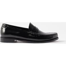 Low Shoes Saint Laurent Le Loafer 05 Leather Loafers Mens Black