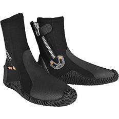 Seac Swim & Water Sports Seac SEAC Basic HD, mm Neoprene Diving Boots with Side Zip and semi-Rigid Sole, Black