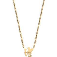 Disney Halsketten Disney Kette N600580YL-B Edelstahl Gold