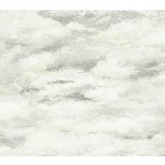Wallpapers York Wallcoverings Plein Air Pre-pasted Wallpaper Covers 60.75 sq. ft. Tan/Gray