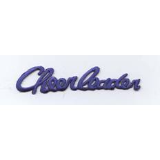 Blue Cursive Cheerleader Word Embroidered Iron on Patch