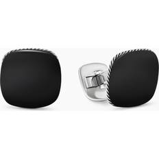 David Yurman Men Cufflinks David Yurman Men's Streamline Cushion Cufflinks Black Onyx Black Onyx