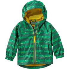 Children's Clothing L.L.Bean Discovery Rain Jacket Print Toddler Darkest Green Gator Clothing Green 3T