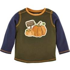 Mud Pie Little Boys Halloween Pumpkin Patch Tee Top Shirt-S 12/18M