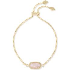 Platinum Bracelets Kendra Scott Elaina Link Chain Bracelet 14k Gold-Plated Abalone Shell