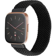 INF Kellon Ranneke Nylon Fitbit Versa 2 Musta S