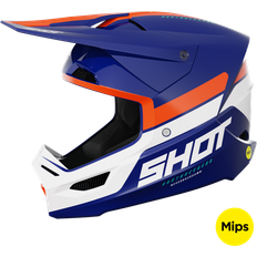 Shot Casco de Cross Race Mips Iron Azul-Naranja 59-60cm