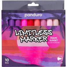 Limitless Markers Miami Sunset Set 10 – akrylpennor i tropiska nyanser av solnedgång