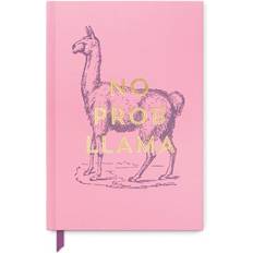 Gold Calendar & Notepads DesignWorks Ink Printed Cover Journal A5 No Prob Lama