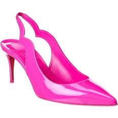 Christian Louboutin Pink Heels & Pumps Christian Louboutin Hot Chick Sling Patent Slingback Pump