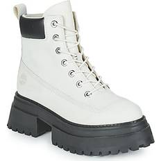 Dame - Hvite Snørestøvler Timberland Mid Boots Sky 6In LaceUp