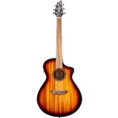 Breedlove Discovery S Concert Mahogany CE Edgeburst guitare électro-acoustique