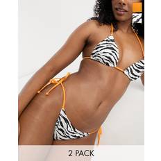 Zebra Bikinis Dorina Avalon multipack bikini bottoms in zebra print14