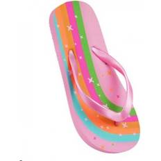 Flip Flops Children's Shoes on sale Sand Rocks Girls Rainbow Flip Flops UK Child 11-12 Pink