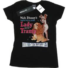 Bekleidung Disney Damen/Damen Lady And The Tramp Distressed Classic Poster Baumwoll-T-Shirt