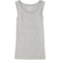 Gray Tank Tops Children's Clothing The Children's Place The Children's Place Girls' Uniform Basic Tank Top H/T Grey