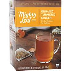 Food & Drinks Peet's Coffee LEAF Organic Turmeric Ginger Mighty Leaf Tea, 12 CT