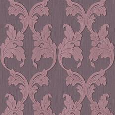 Wallpapers Profhome 956285-GU Fabric look wallpaper wall matt violet 5.33 m2 57 ft2