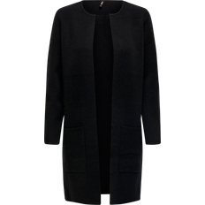 Dam - Multifärgade Koftor Only Cardigan onlRiver L/S Long Cardigan CC Knt Svart