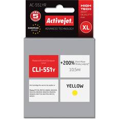 ActiveJet AC551YR ink Canon CLI-551Y-Compatible-Pigment-based ink-Yellow-C