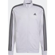 adidas Primegreen Essentials Warm-Up 3-Stripes træningsjakke White Black